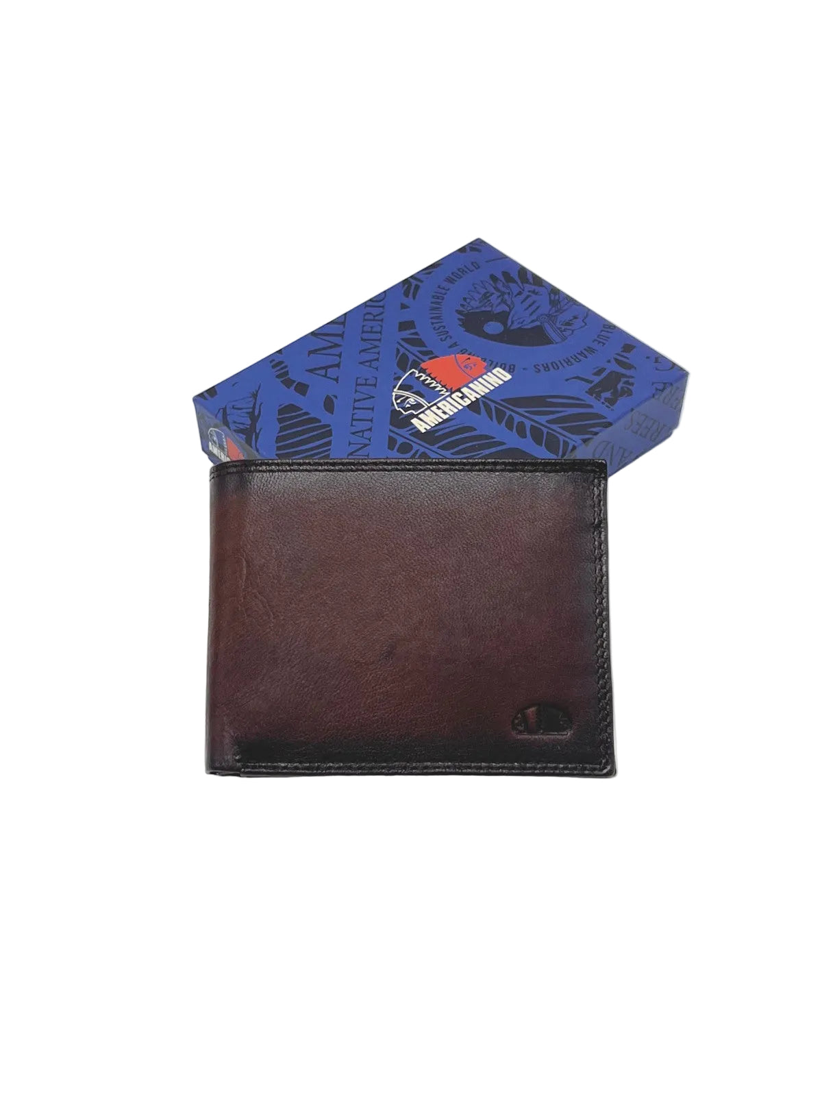 Vintage Genuine Leather Bifold Wallet with ID Window, Brand Americanino, Art. PDK487-1.425