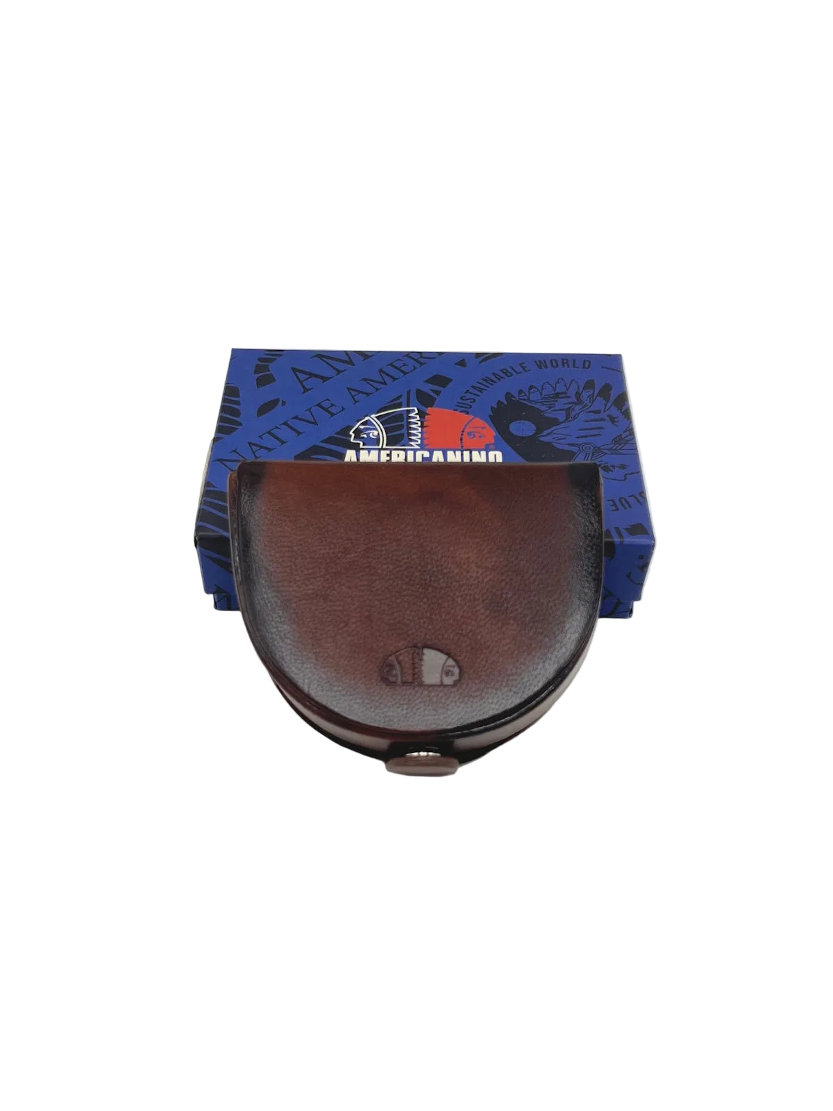 Vintage Genuine Leather Coin Purse with Snap Closure, Brand Americanino, Art. PDK487-12