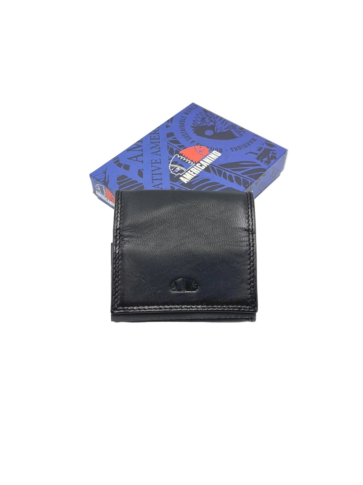 Vintage Genuine Leather Coin Purse with Snap Closure, Brand Americanino, Art. PDK487-13