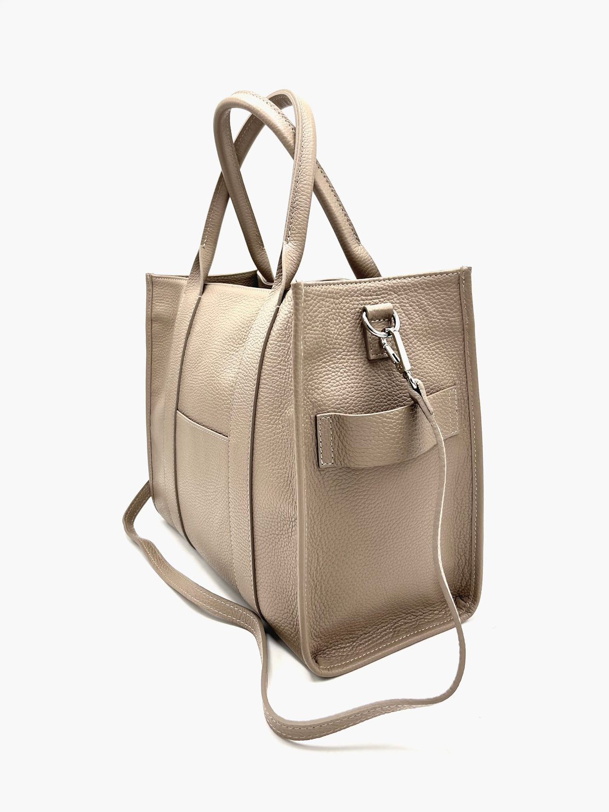 Genuine leather shoulder bag, for women, made in Italy, art. 112428