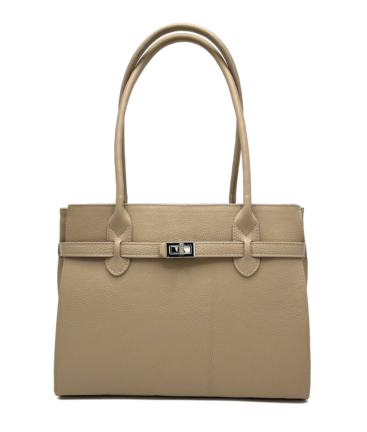 Genuine leather shoulder bag, Made in Italy, art. 112429