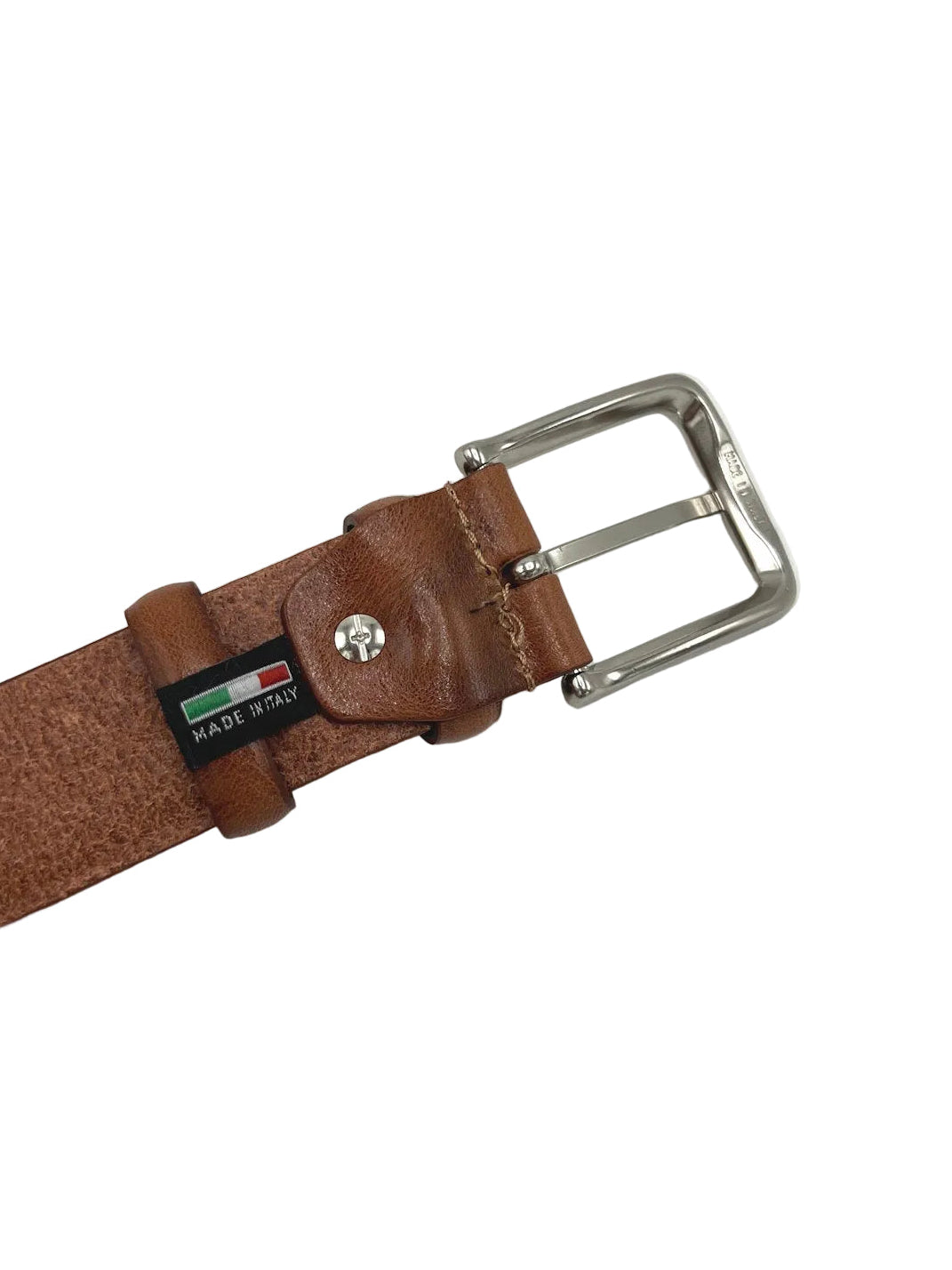 Classic Genuine Leather 35mm Men's Belt – Clean Edge, No Stitching Design, Made in Italy, art. 3000.35.391