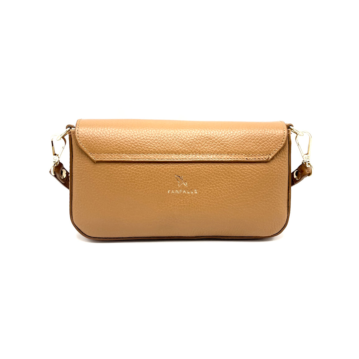 Small genuine leather shoulder bag with chain, Made in Italy, art. 112489FA