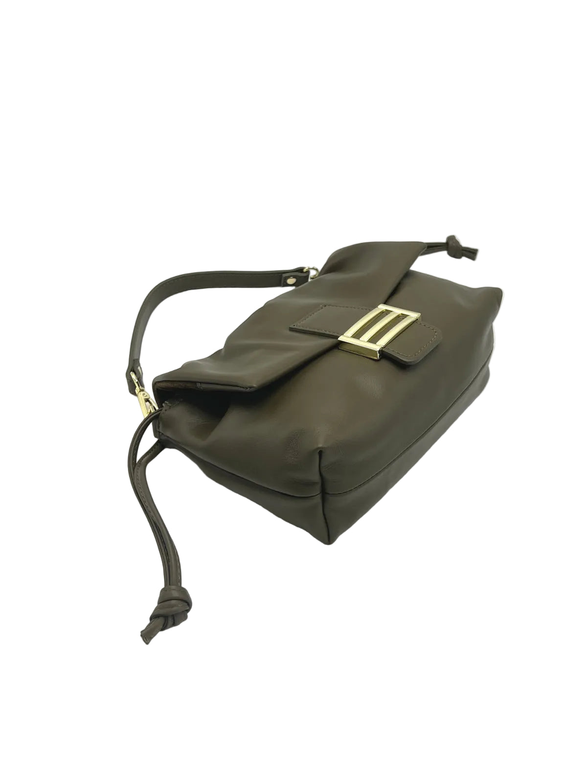 Genuine Leather Shoulder Bag with 2 straps, Made in Italy, art. 112778