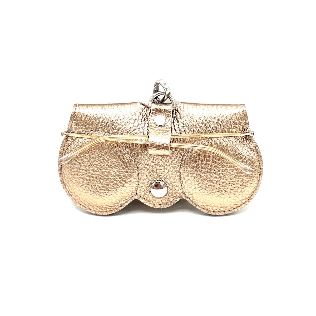 Portaocchiali agganciabile in pelle laminata, art. CU02LA