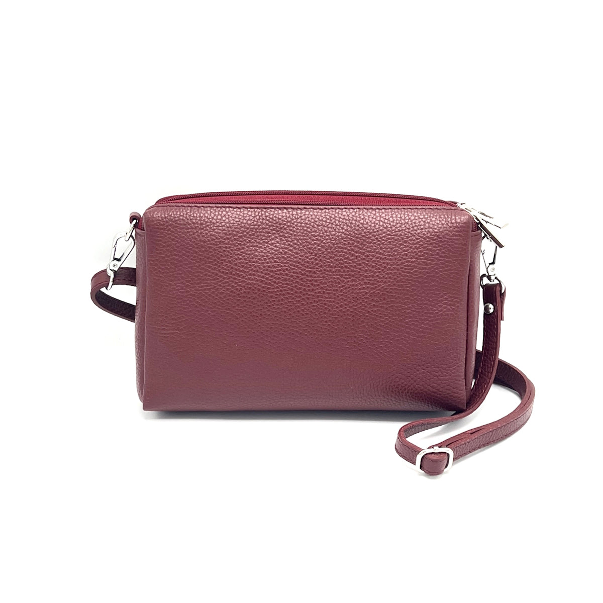 Borsa a tracolla in vera pelle, Made in Italy, art. 112135