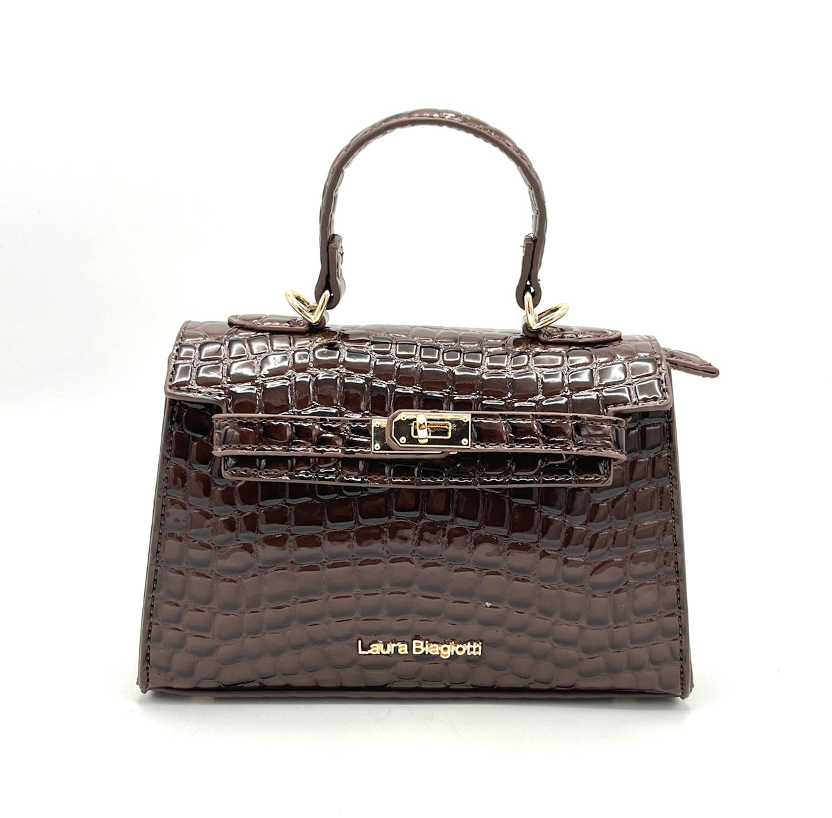 Eco leather clutch bag, Laura Biagiotti, art. LB24124-1