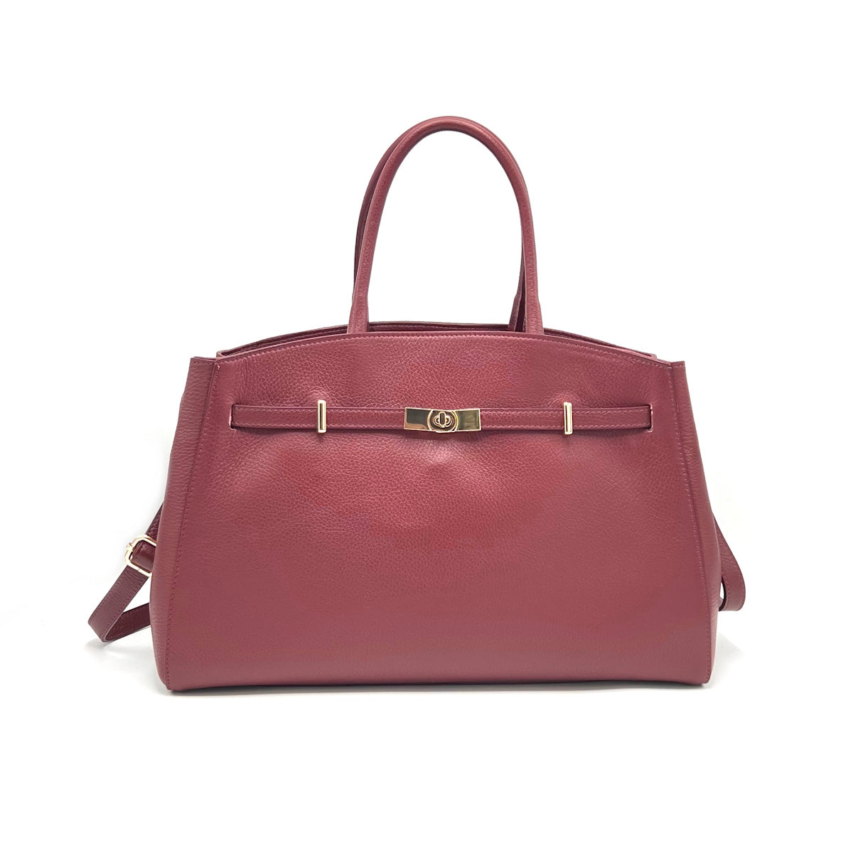 Genuine leather hand bag XL, Made in Italy, art. 112644