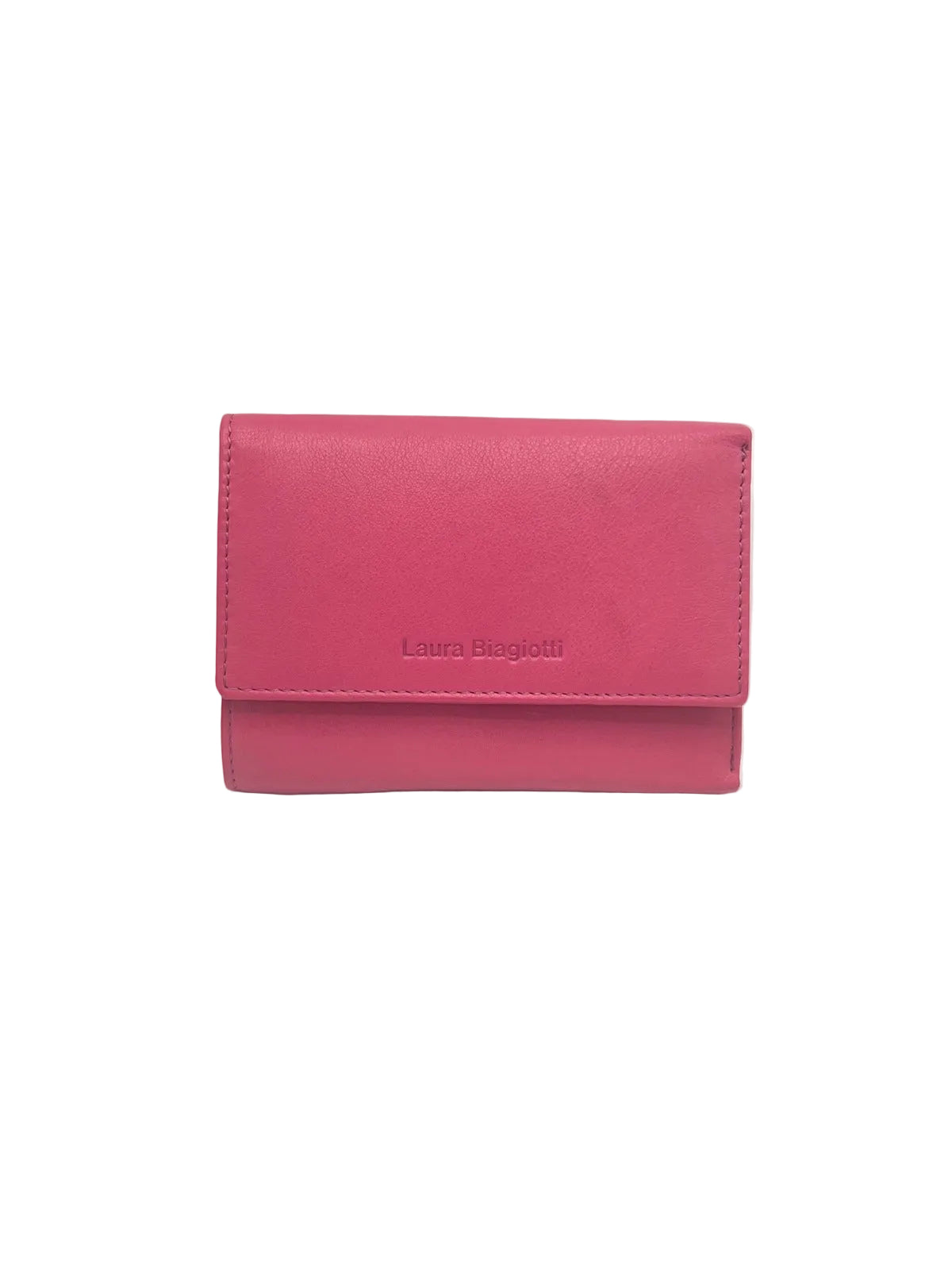 Women's Genuine Leather Wallet – Soft Trifold Purse with Rainbow Multicolor Interior, Art. LB26764-31