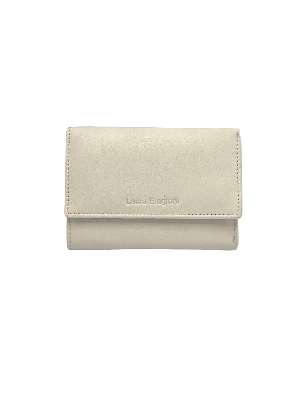Women's Genuine Leather Wallet – Soft Trifold Purse with Rainbow Multicolor Interior, Art. LB26764-31