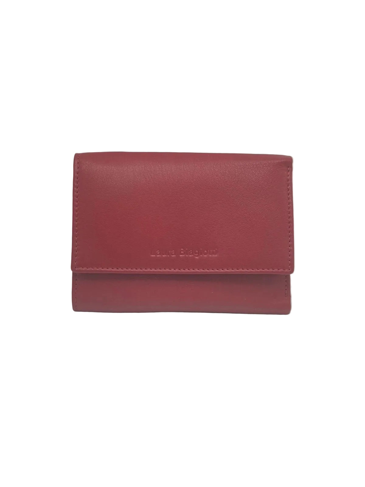 Women's Genuine Leather Wallet – Soft Trifold Purse with Rainbow Multicolor Interior, Art. LB26764-31