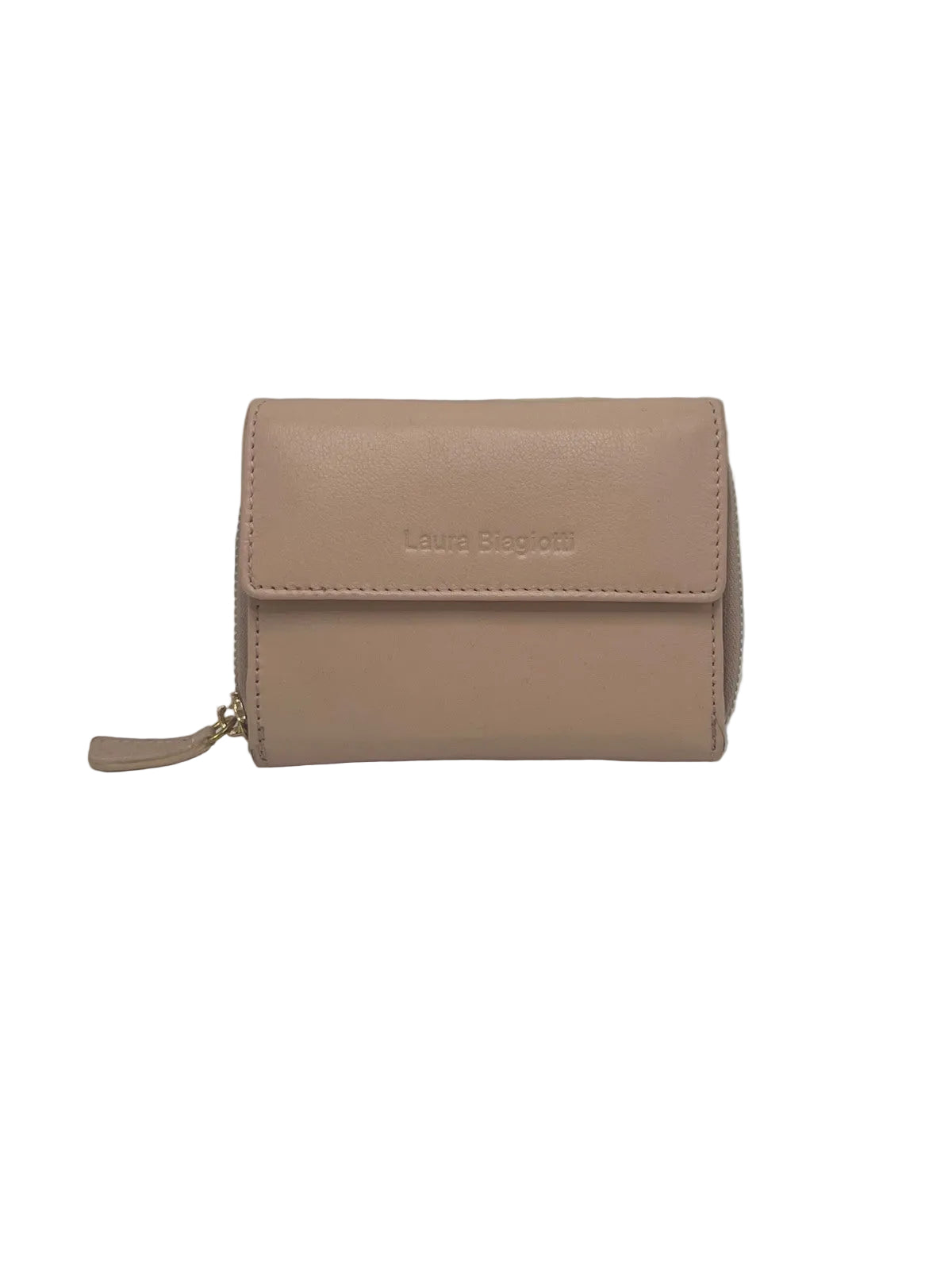 Women's Genuine Leather Wallet – Soft Bifold Purse with Rainbow Multicolor Interior, Art.LB26764-32