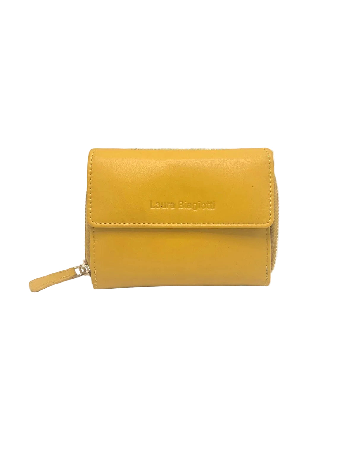 Women's Genuine Leather Wallet – Soft Bifold Purse with Rainbow Multicolor Interior, Art.LB26764-32