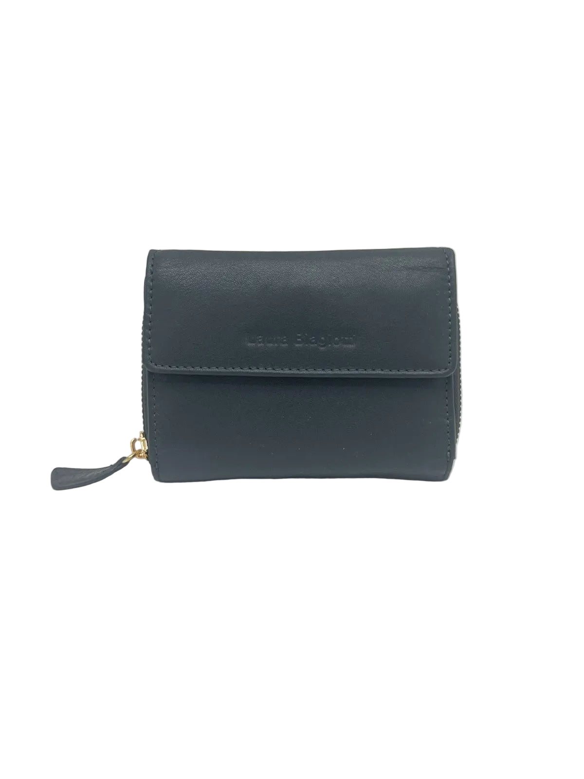 Women's Genuine Leather Wallet – Soft Bifold Purse with Rainbow Multicolor Interior, Art.LB26764-32
