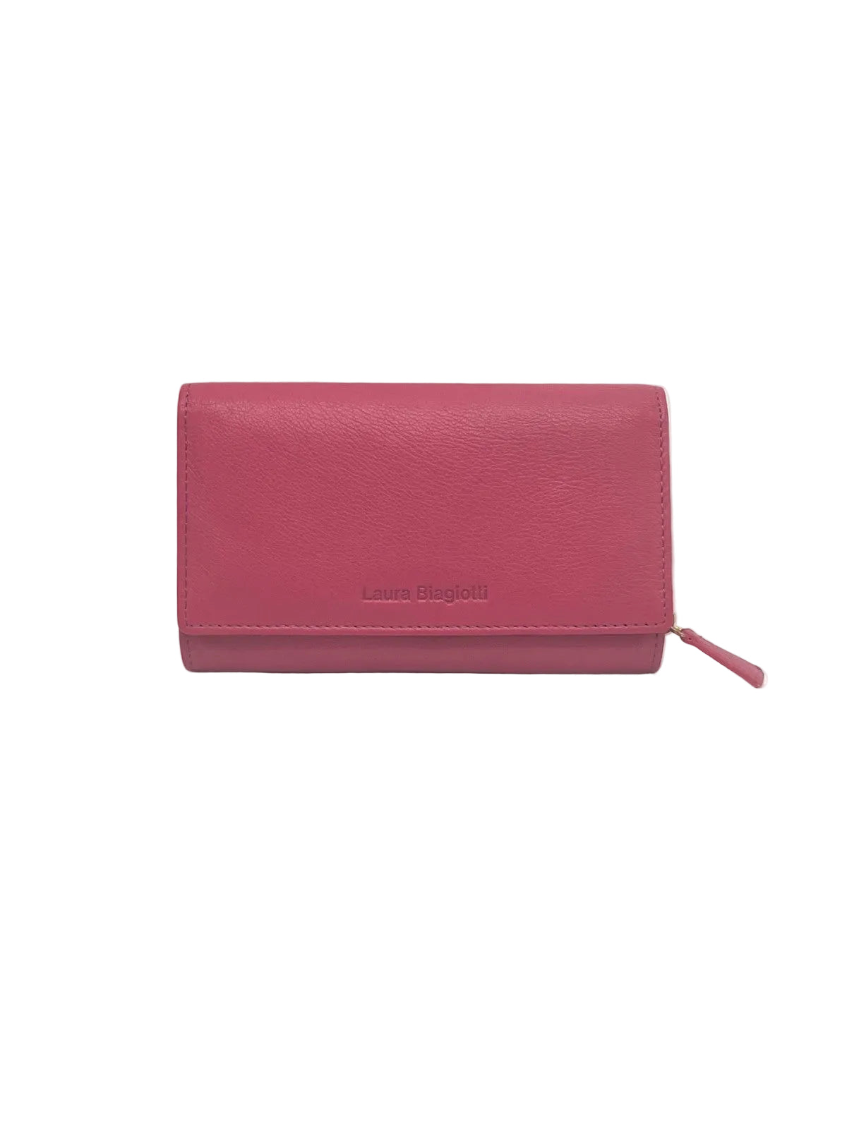 Women's Genuine Leather Wallet – Soft Long Purse with Rainbow Multicolor Interior, Art. LB26764-30