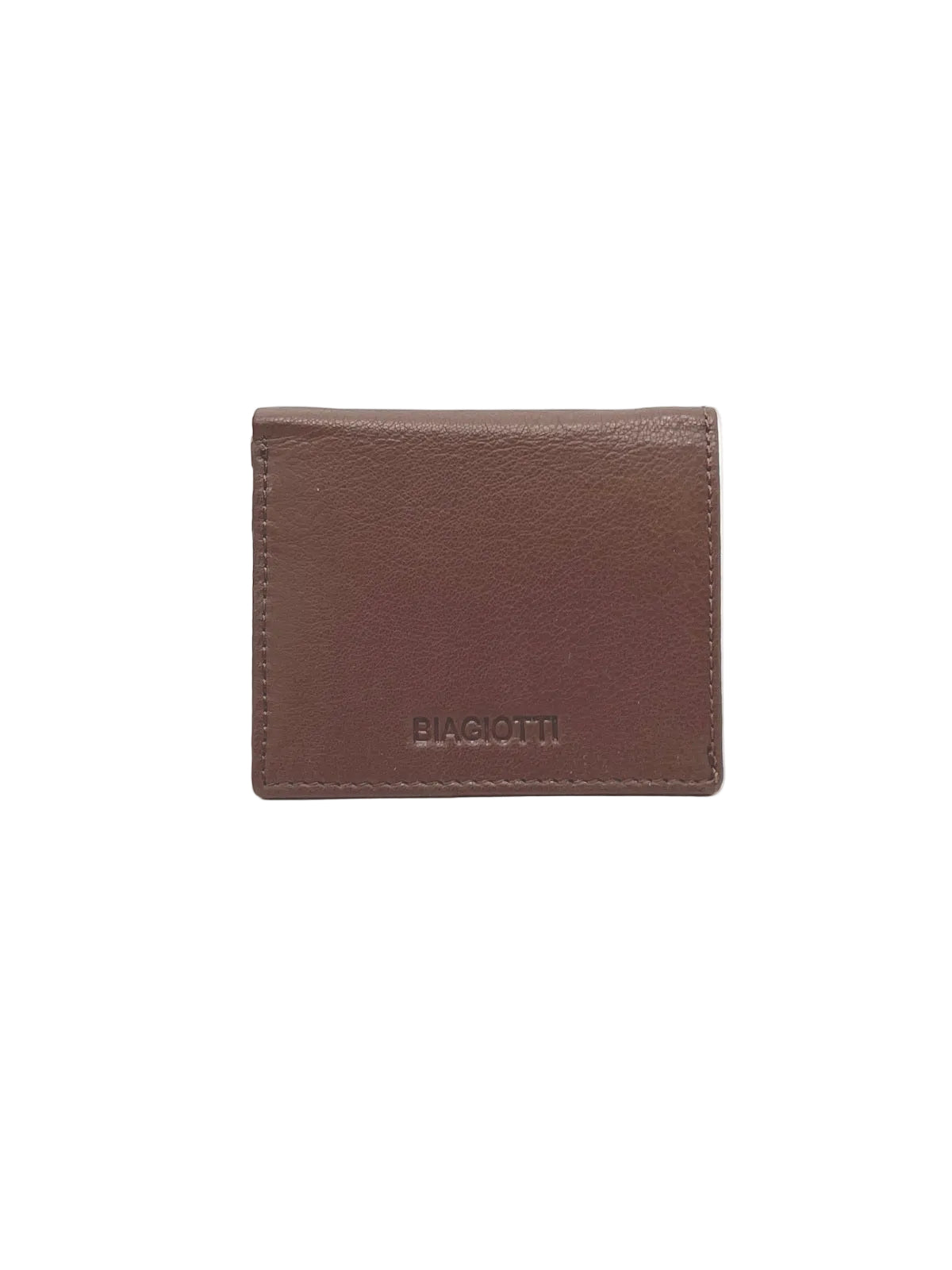 Men's Genuine Leather Card Holder – RFID Blocking Slim Card Wallet with Rainbow Multicolor Interior, Art. LB26764-52