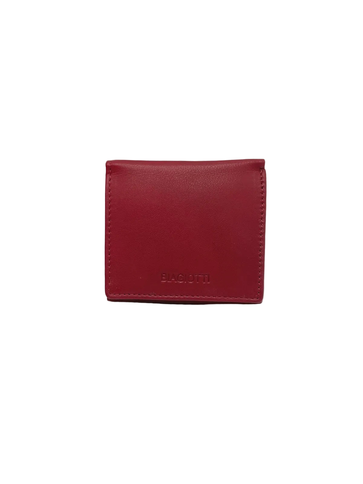 Men's Genuine Leather Card Holder – RFID Blocking Card Wallet with Coin Pocket and Rainbow Multicolor Interior, Art. LB26764-45