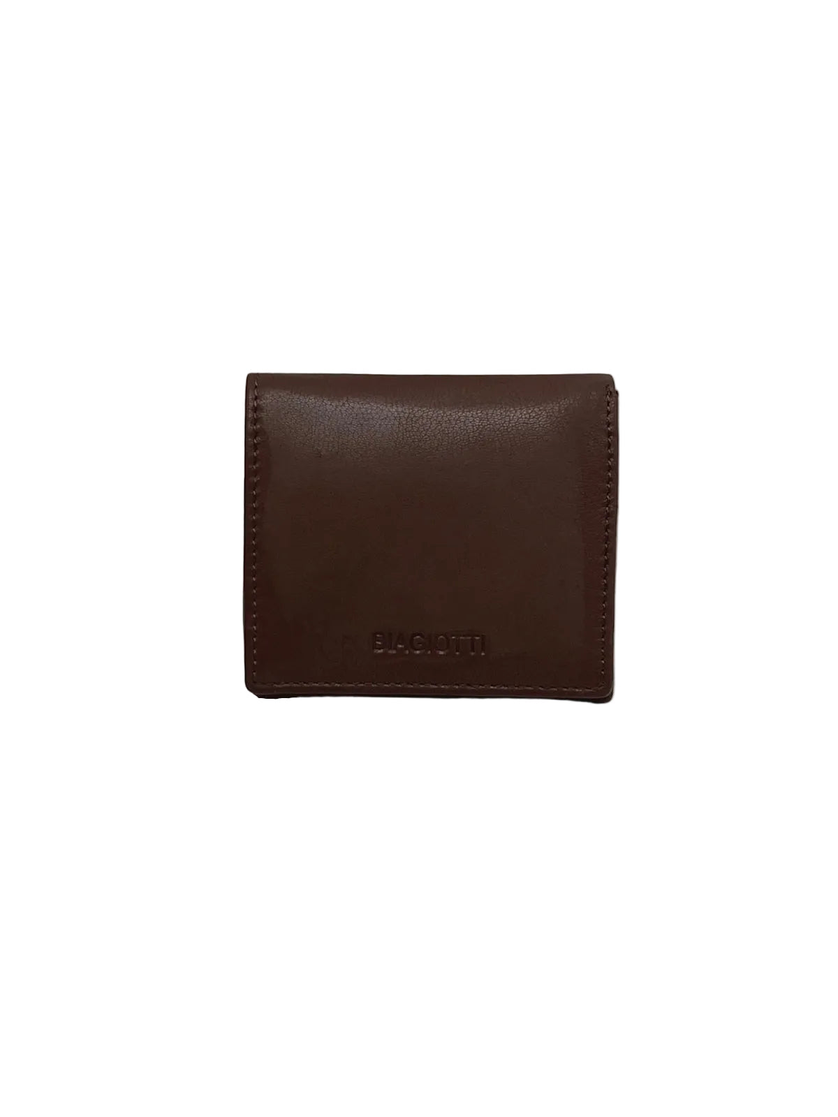 Men's Genuine Leather Card Holder – RFID Blocking Card Wallet with Coin Pocket and Rainbow Multicolor Interior, Art. LB26764-45