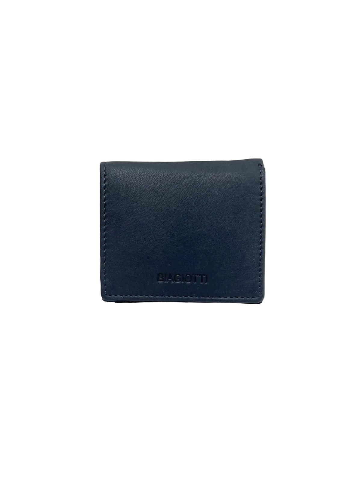 Men's Genuine Leather Card Holder – RFID Blocking Card Wallet with Coin Pocket and Rainbow Multicolor Interior, Art. LB26764-45