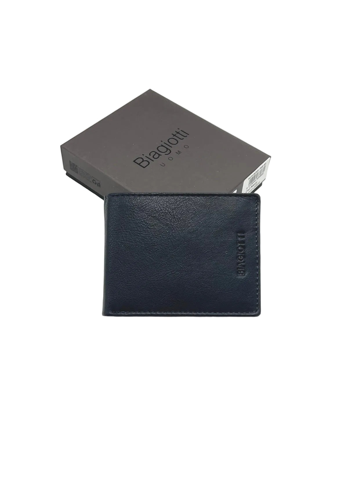 Men's Genuine Leather Wallet – Small Bifold Wallet with Rainbow Multicolor Interior, Art. LB26764-44