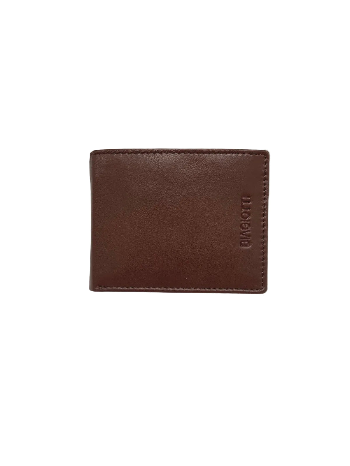 Men's Genuine Leather Wallet – Small Bifold Wallet with Rainbow Multicolor Interior, Art. LB26764-44