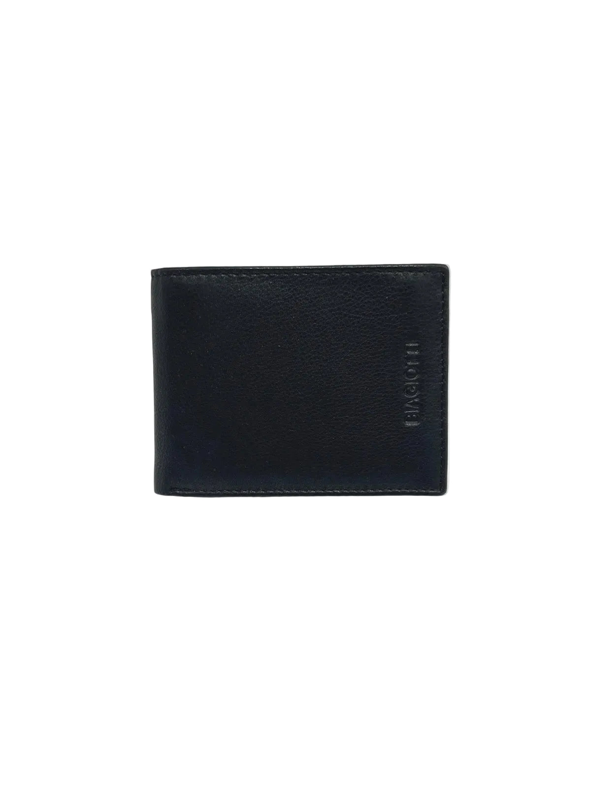 Men's Genuine Leather Wallet – Small Bifold Wallet with Rainbow Multicolor Interior, Art. LB26764-44