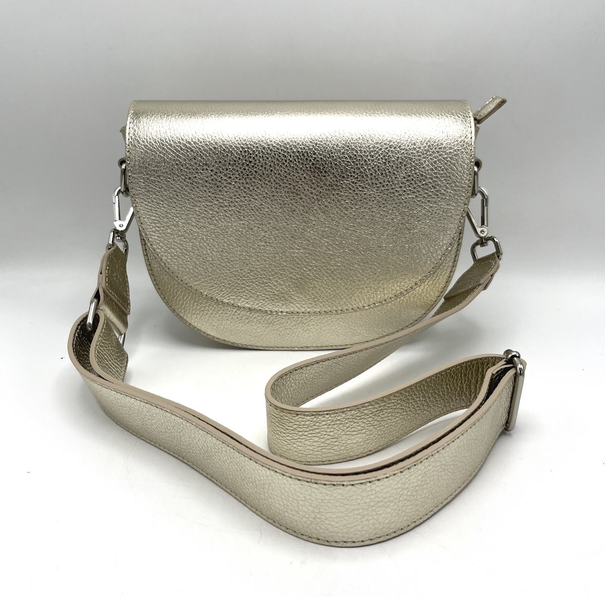 Genuine leather shoulder bag, for women, made in Italy, art. 112431