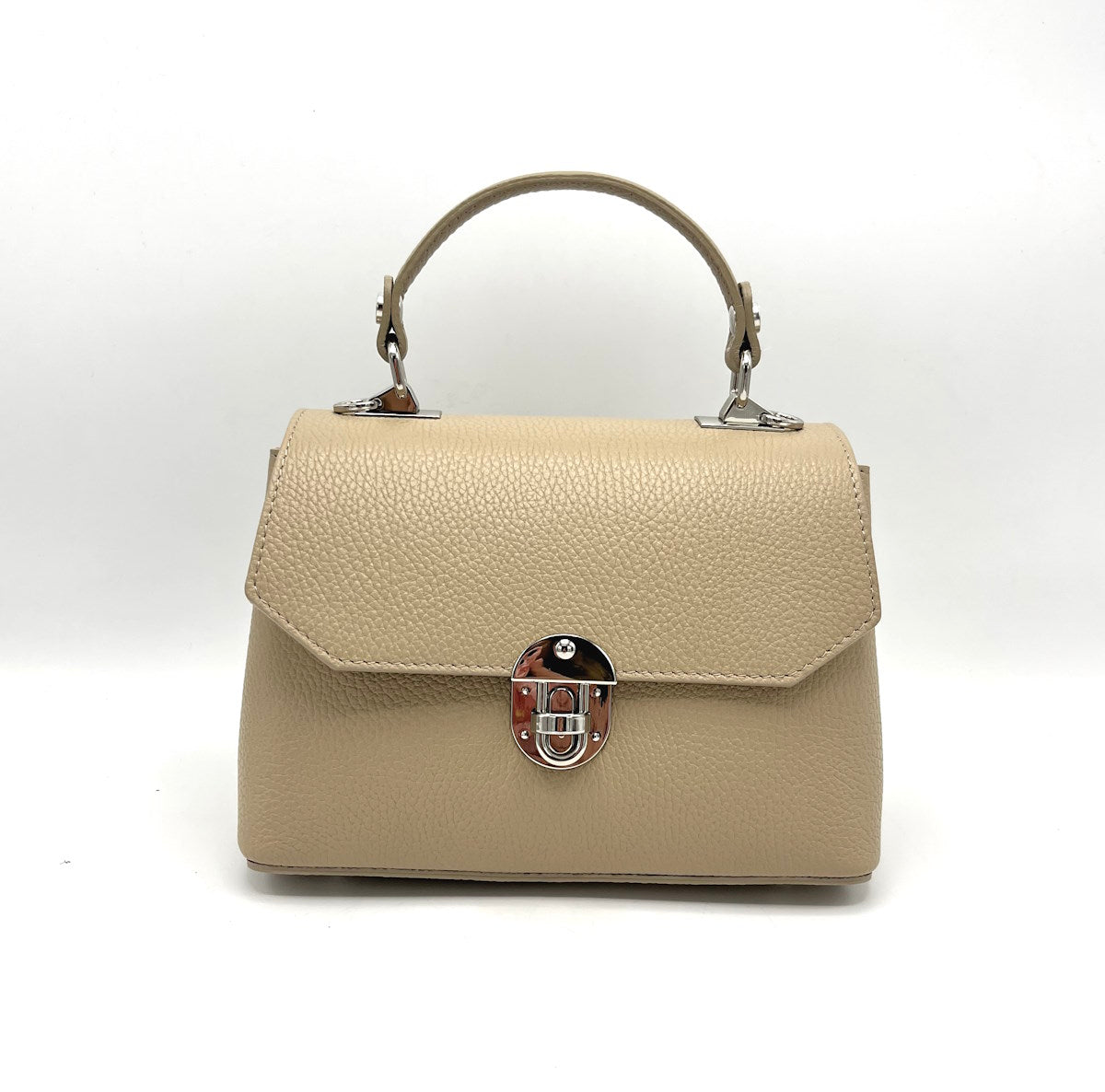 Genuine leather shoulder bag, for women, made in Italy, art. 112432