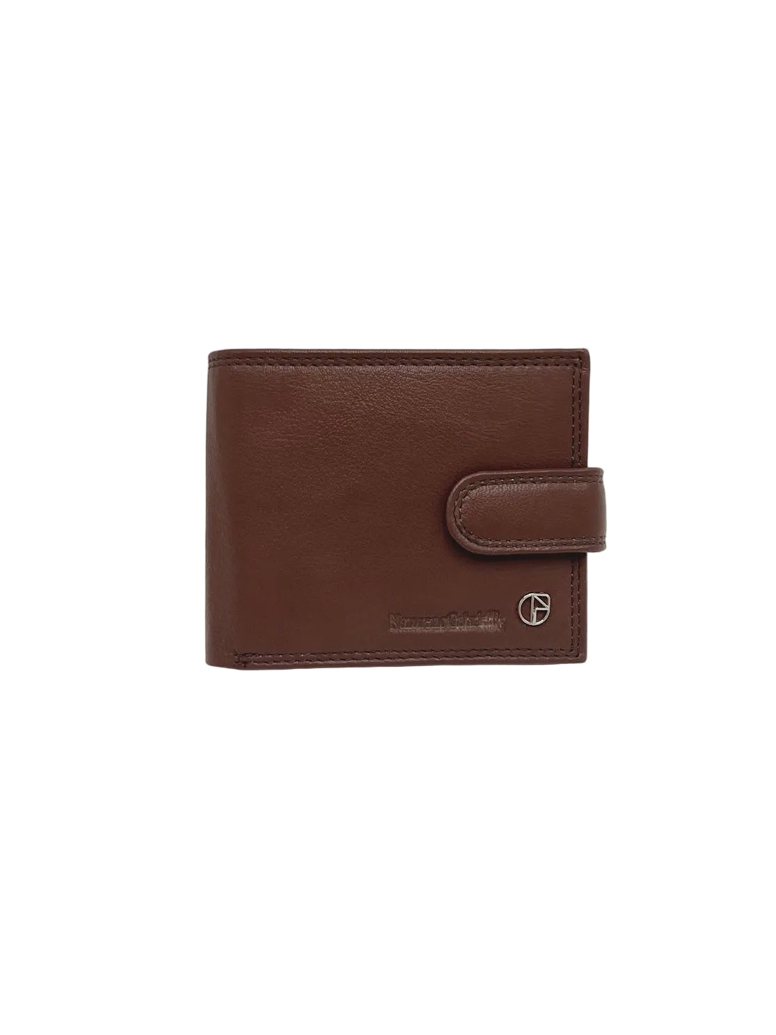Genuine Leather Men's Wallet, Classic Bifold Wallet with ID Window, Snap Button Closure, Art. PDK391-108