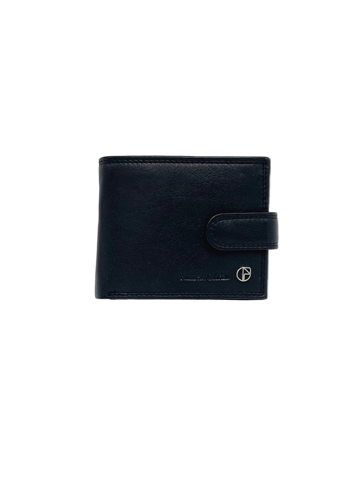 Genuine Leather Men's Wallet, Classic Bifold Wallet with ID Window, Snap Button Closure, Art. PDK391-108