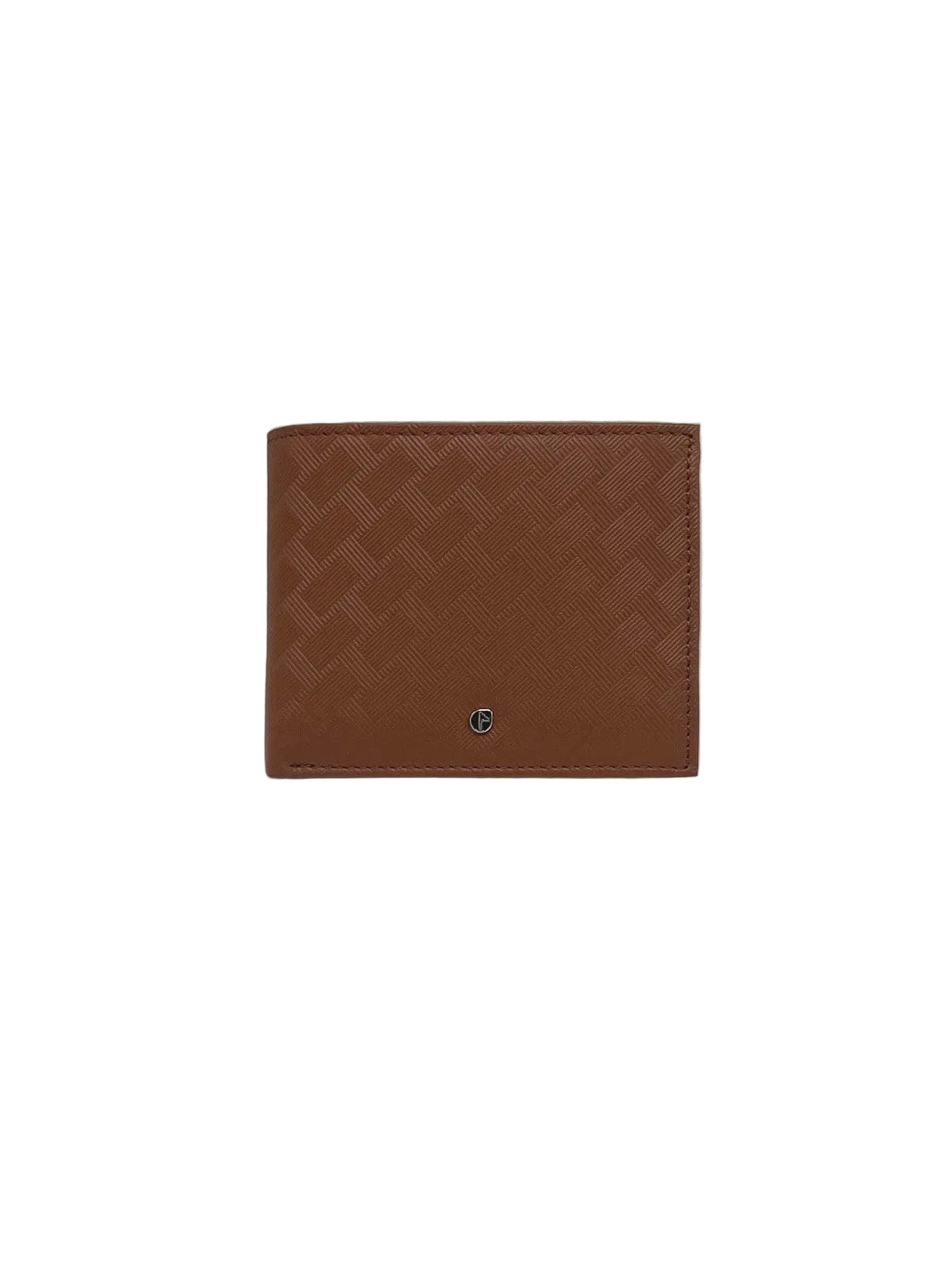 Men's Genuine Leather Embossed Small Bifold Wallet with Flip-Up ID Window, Coin Pocket, Art. PDK547-9