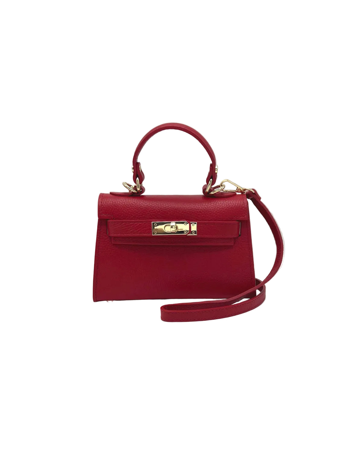 Genuine Leather Shoulder Bag, Made in Italy, art. 112609