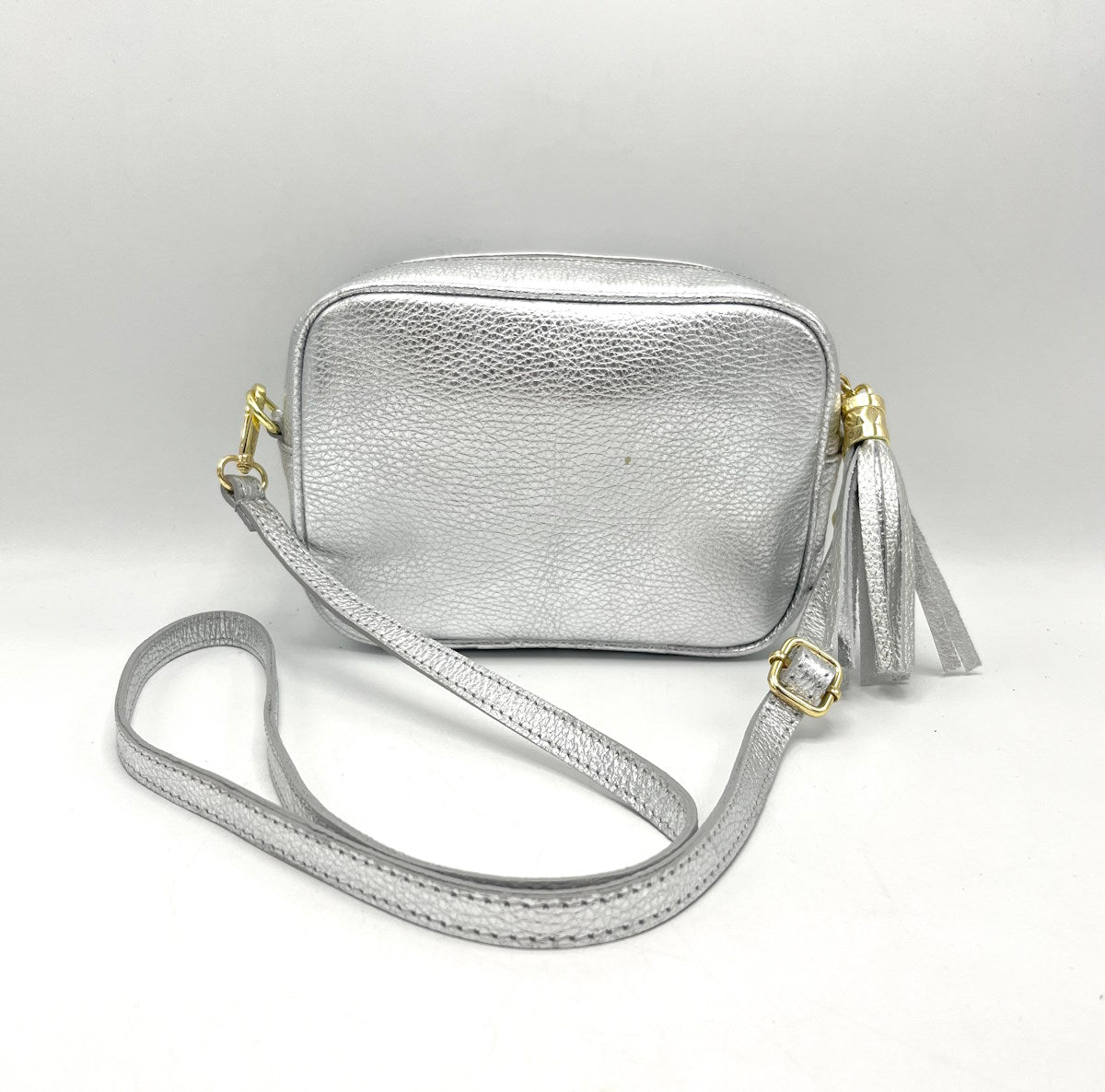 Genuine leather shoulder bag, for women, made in Italy, art. 112437