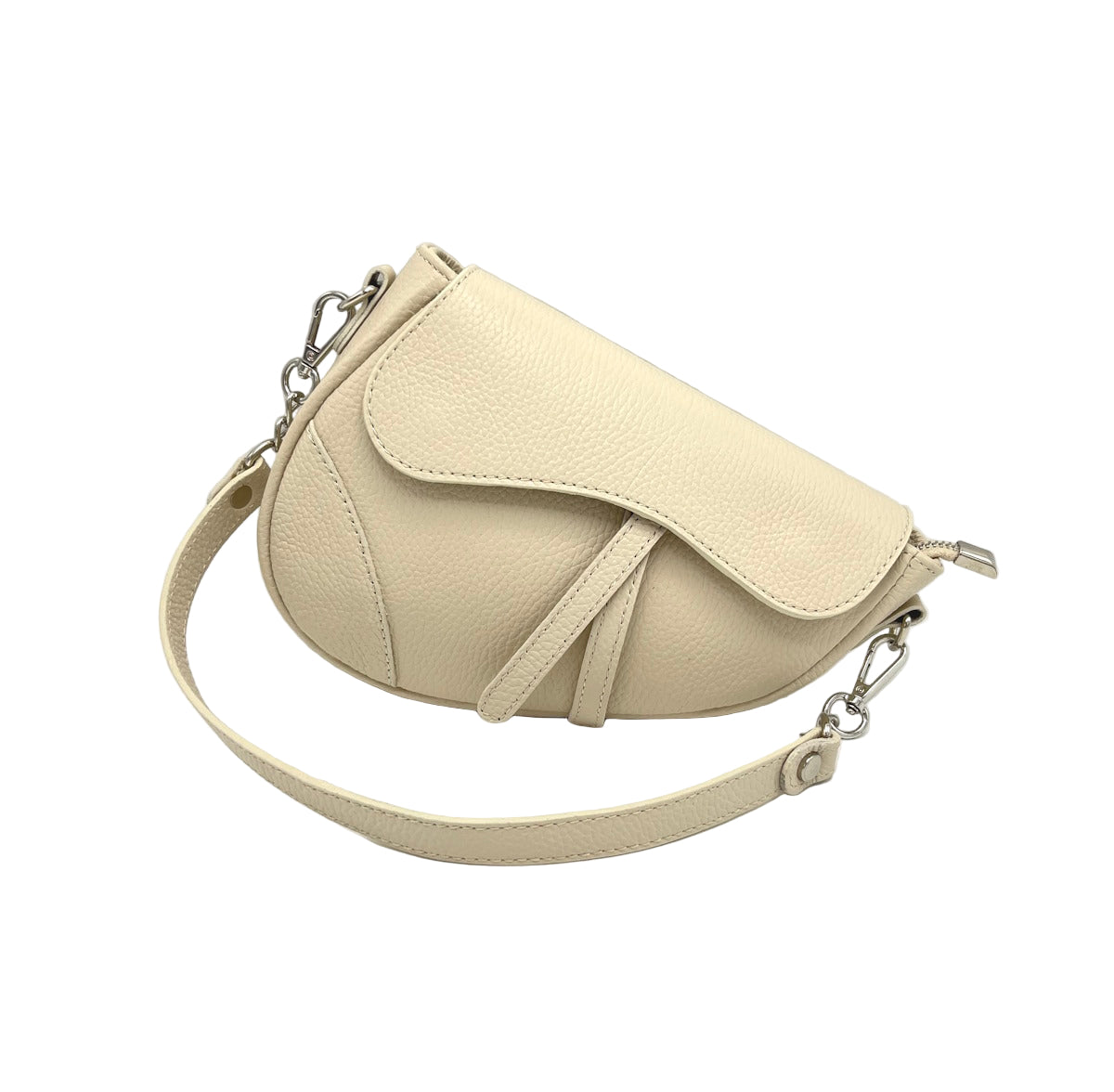 Genuine leather shoulder bag, Made in Italy, art. 112436