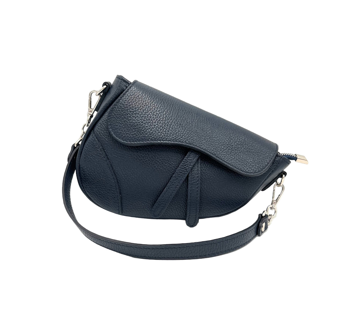 Genuine leather shoulder bag, Made in Italy, art. 112436