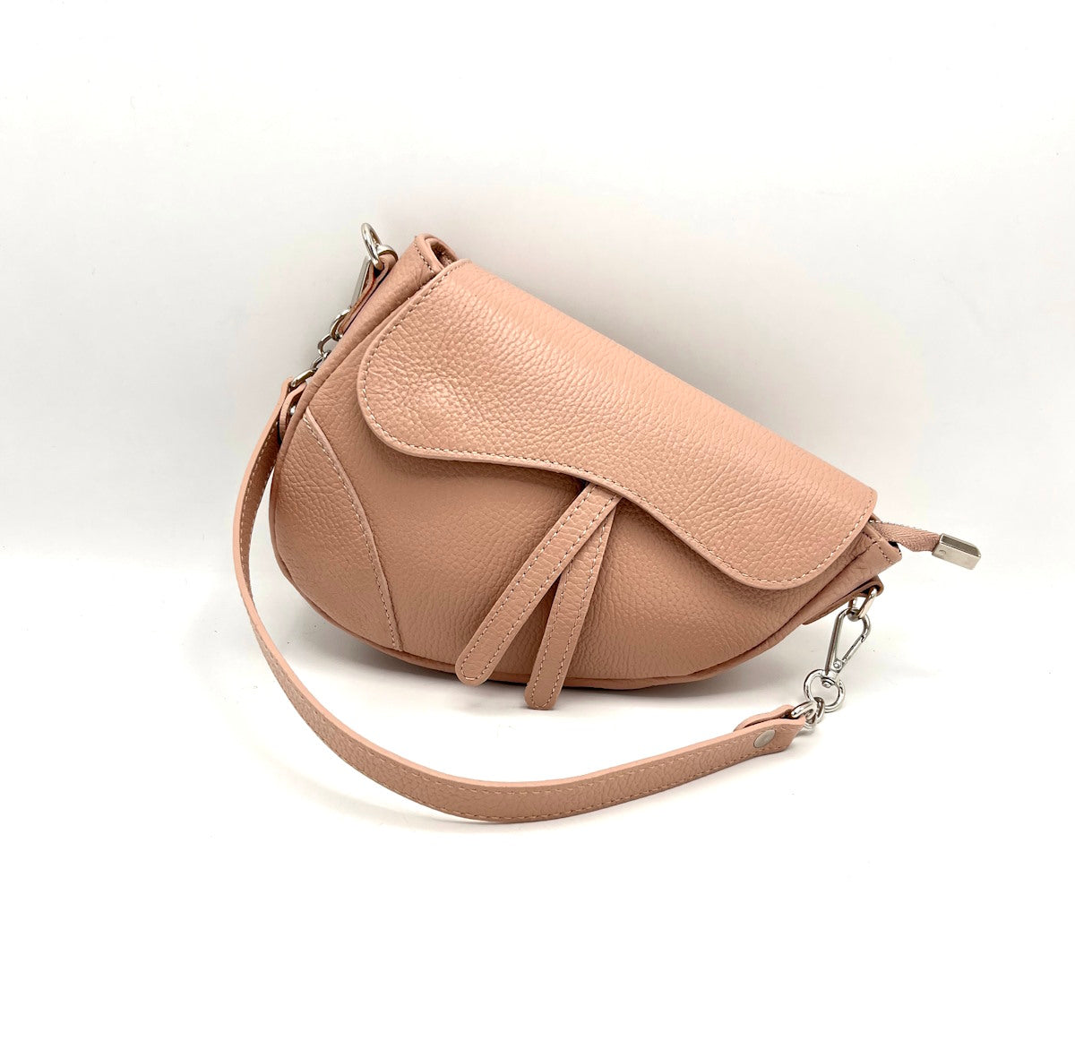 Genuine leather shoulder bag, Made in Italy, art. 112436