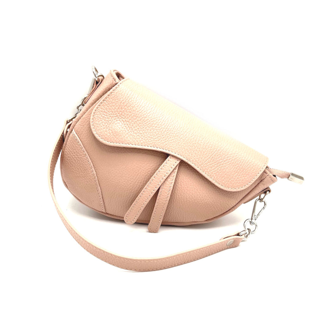 Genuine leather shoulder bag, Made in Italy, art. 112436