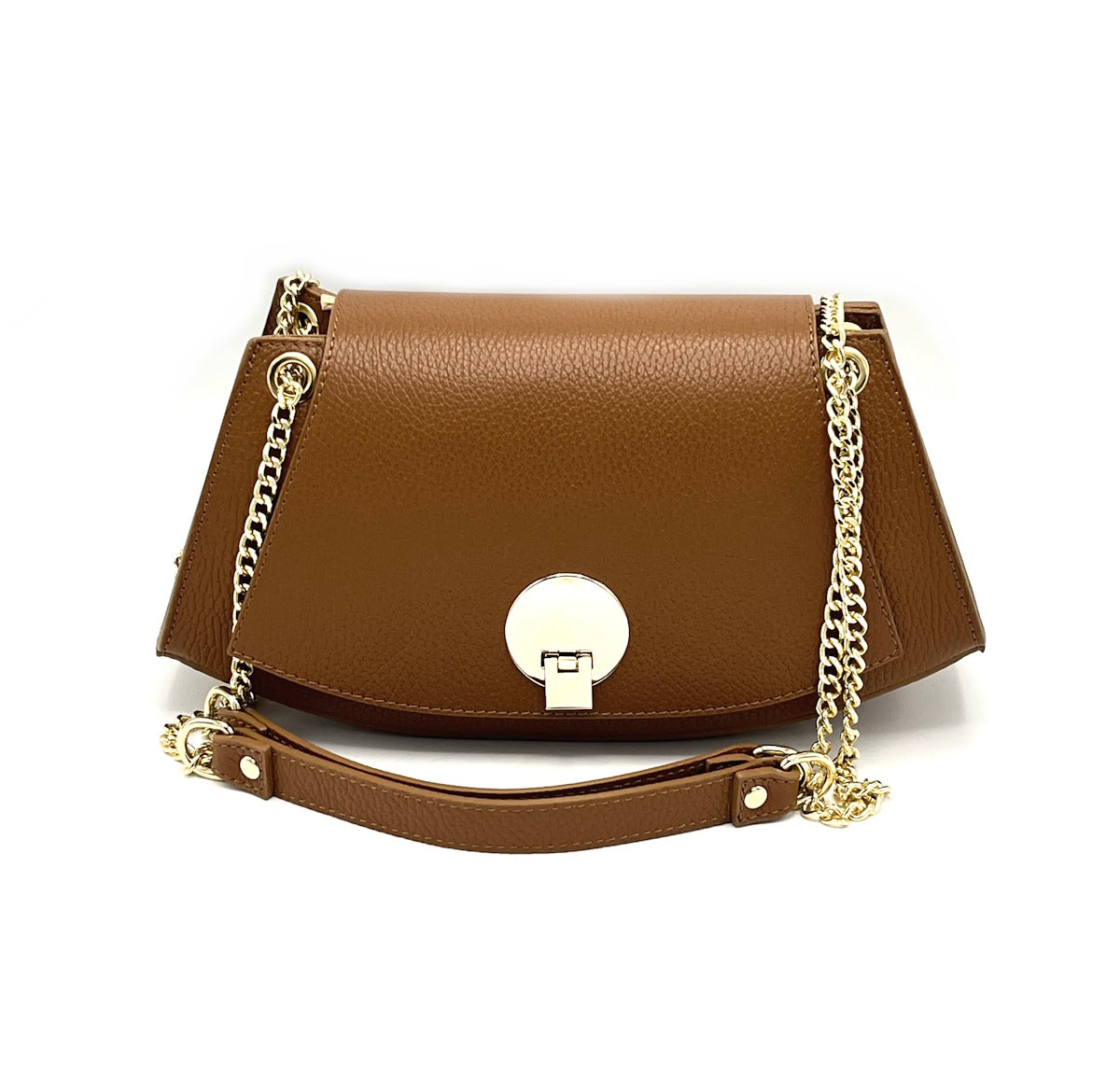 Genuine leather chain bag, for women, made in Italy, art. 112439