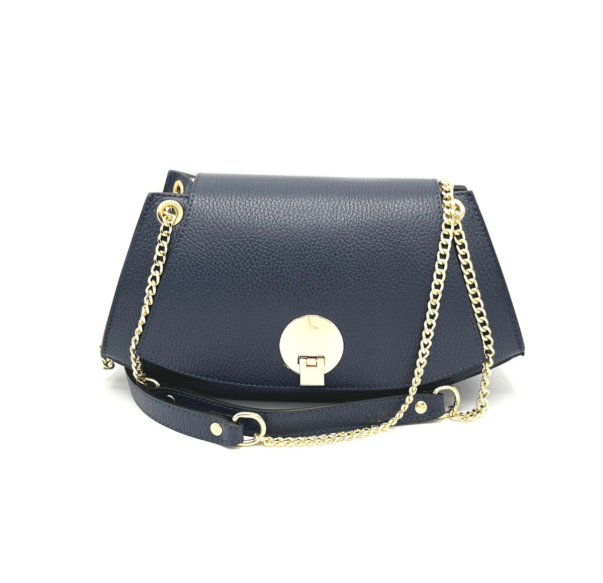 Genuine leather chain bag, for women, made in Italy, art. 112439