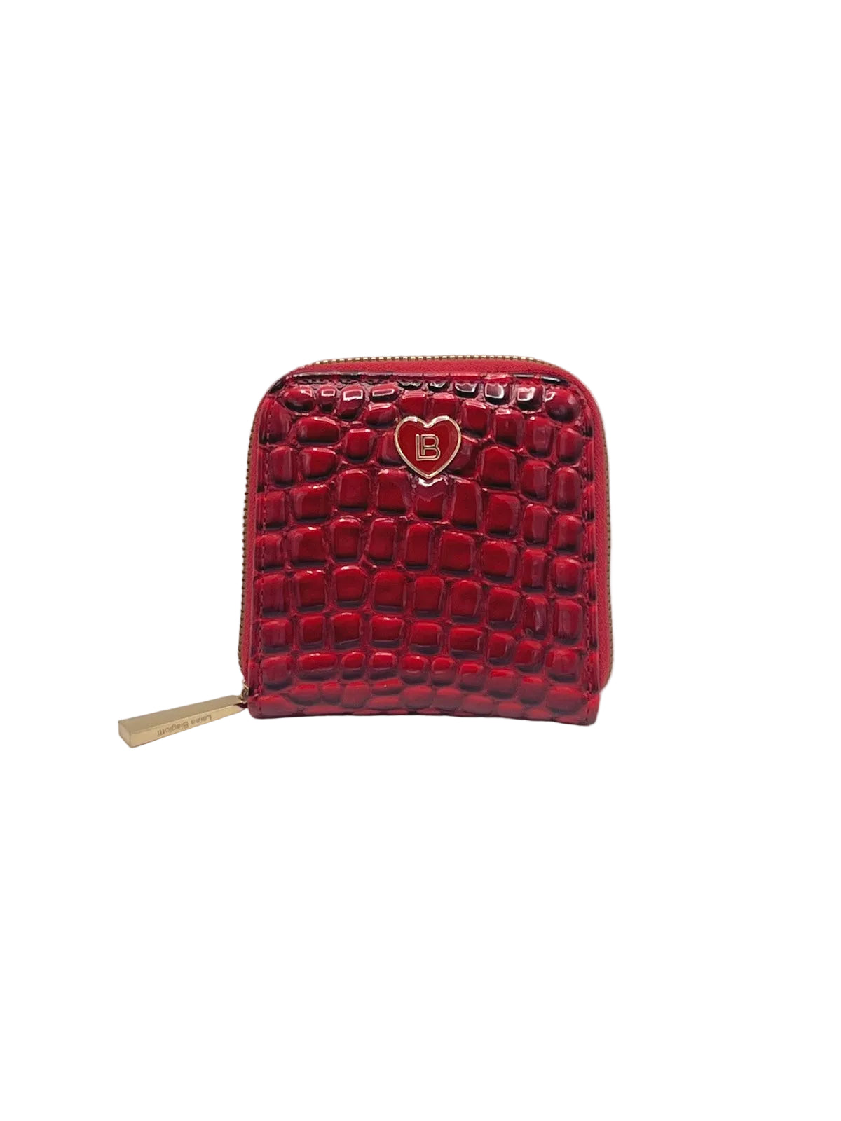 Women's Synthetic Leather Jewelry Travel Case with Ring Holder, Earring Organizer & Zip Pouch, Art. LB24290-1