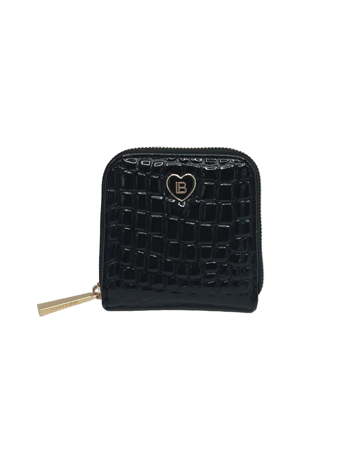 Women's Synthetic Leather Jewelry Travel Case with Ring Holder, Earring Organizer & Zip Pouch, Art. LB24290-1