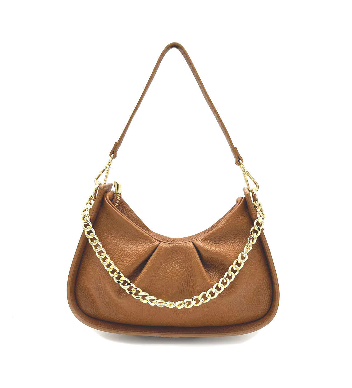 Genuine leather chain bag, for women, made in Italy, art. 112440