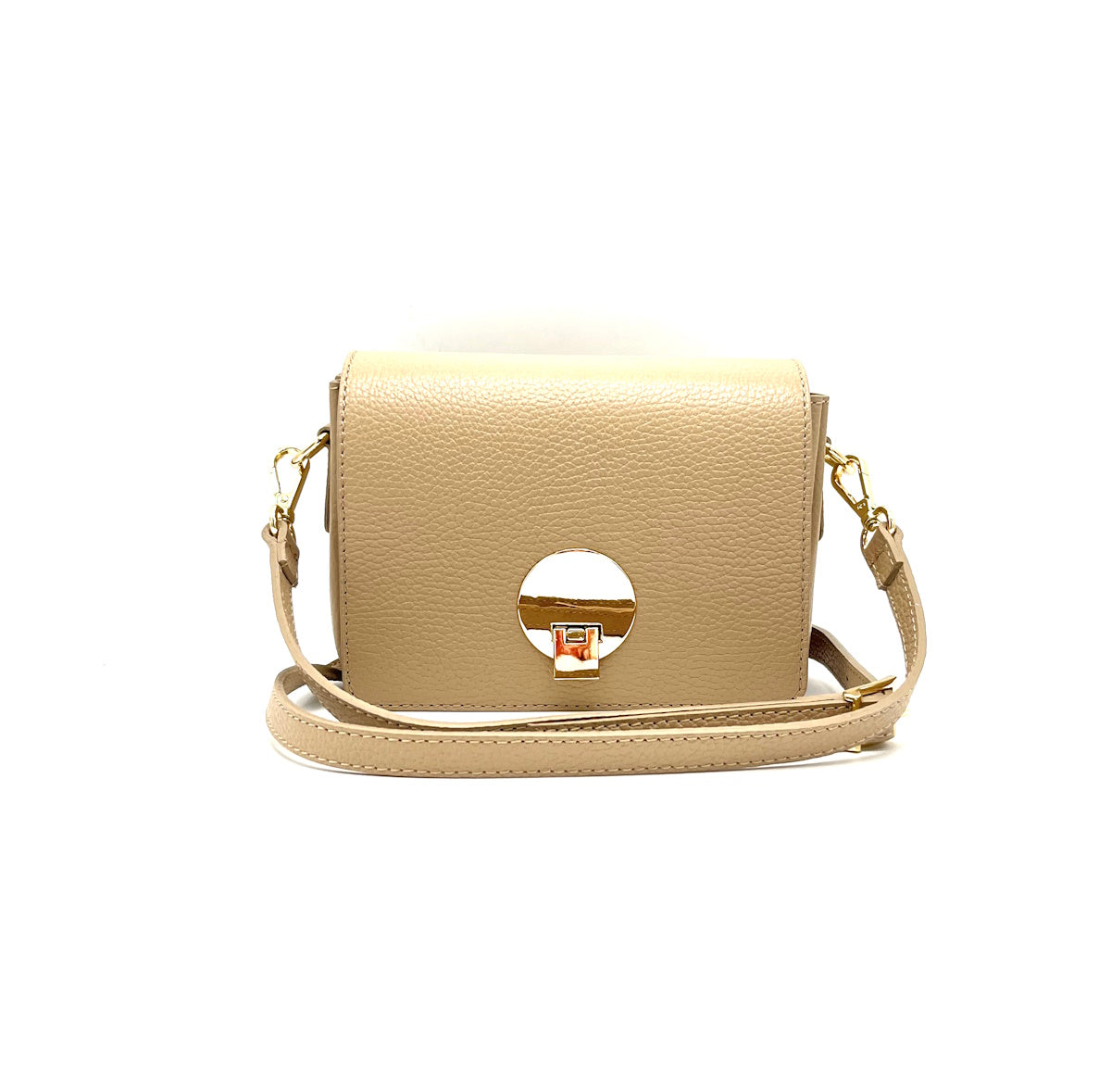 Genuine leather shoulder bag, for women, made in Italy, art. 112438