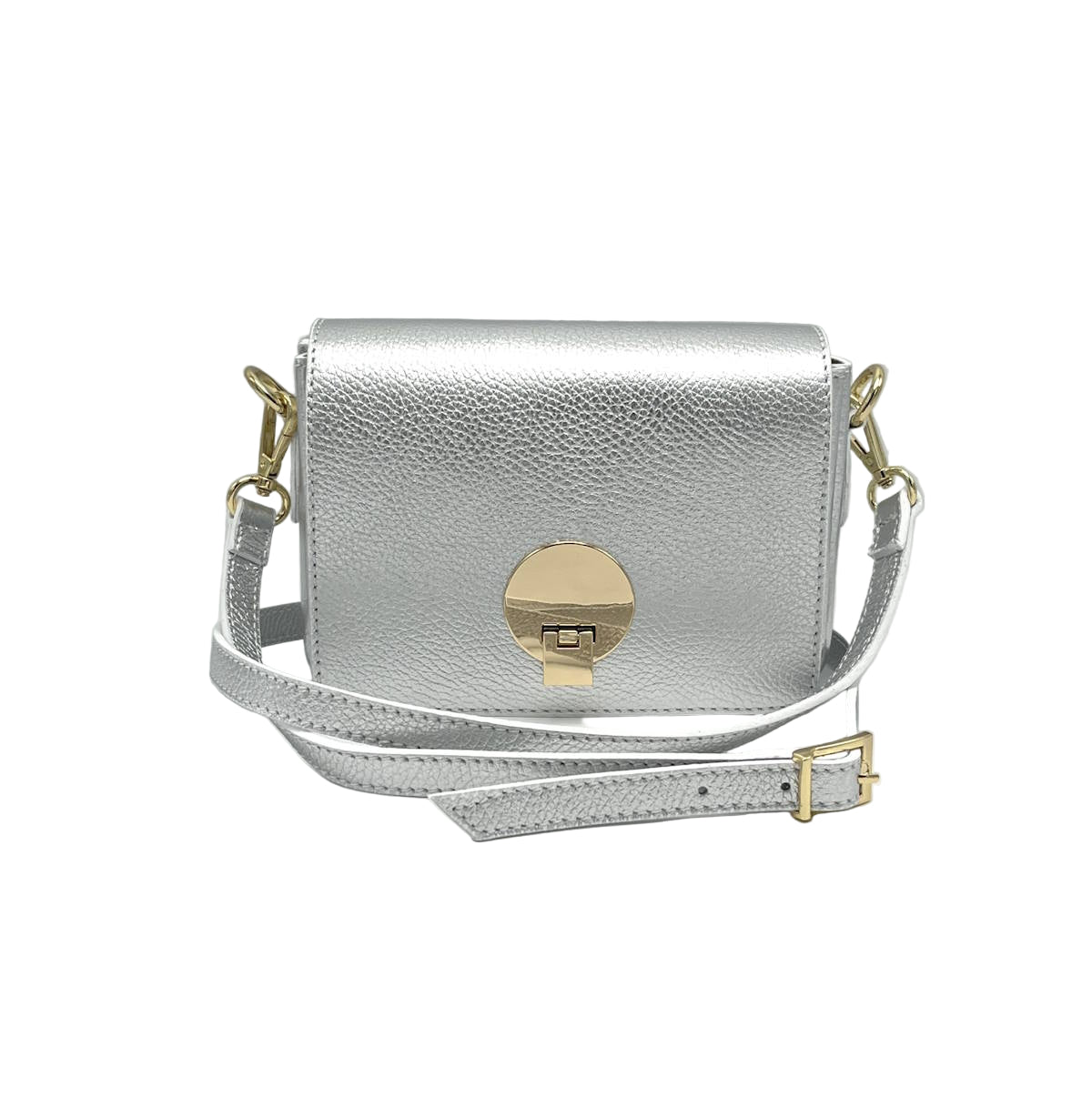 Genuine leather shoulder bag, for women, made in Italy, art. 112438