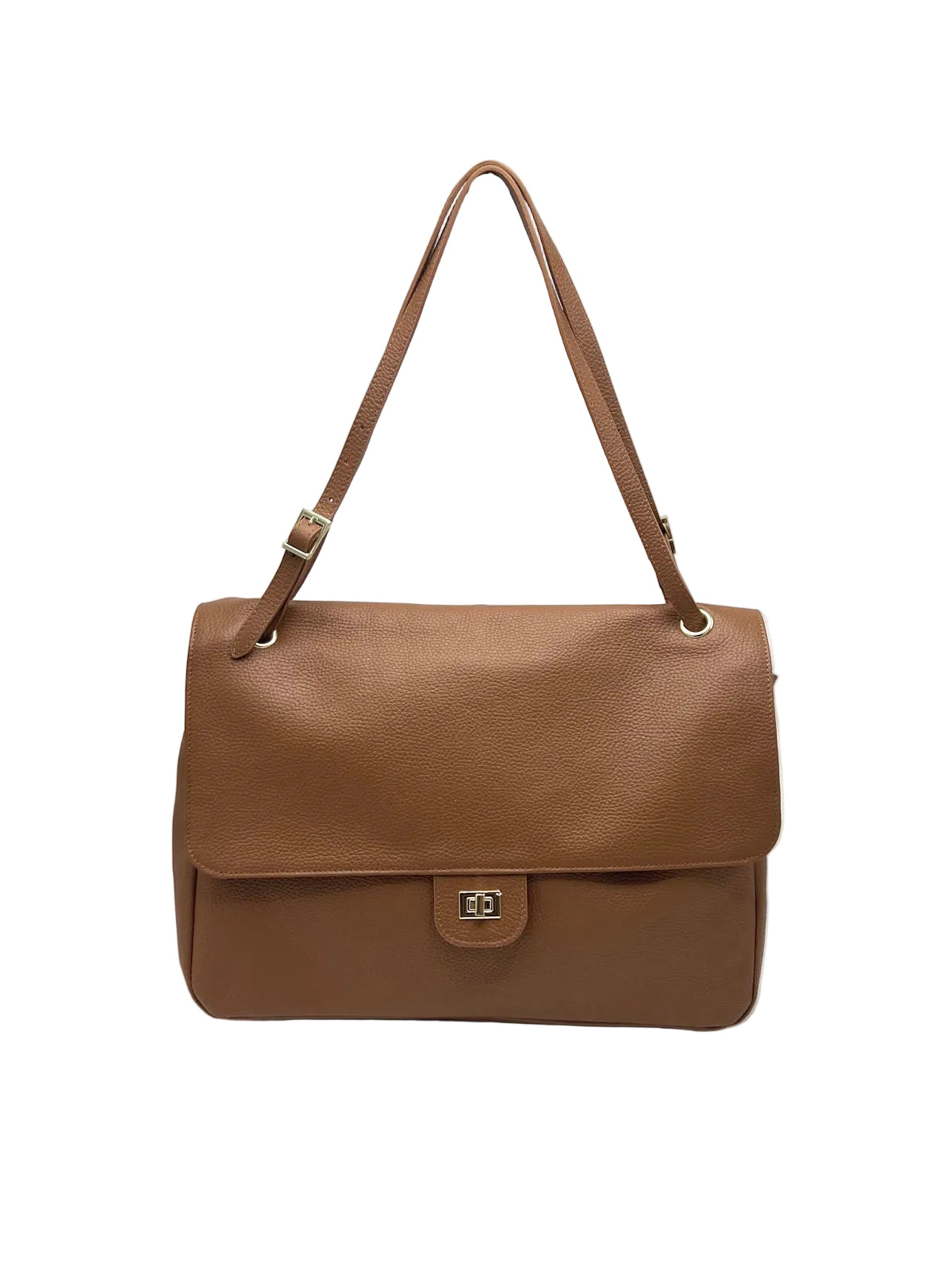 Women's Large Genuine Leather Shoulder & Crossbody Bag, Made in Italy, art. 112780