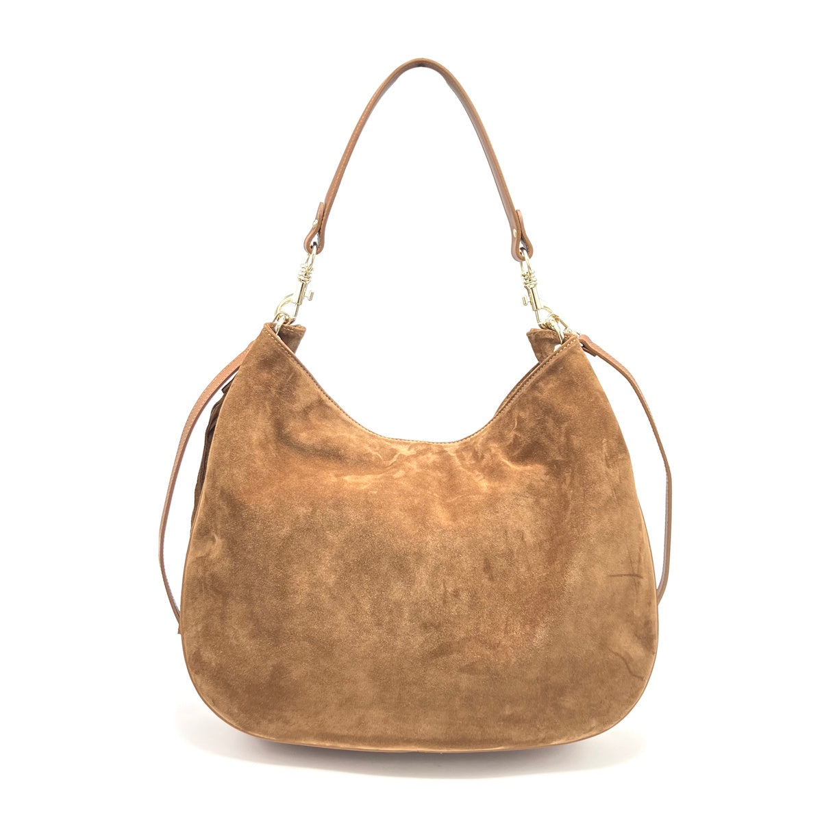Suede leather shoulder bag, Made in Italy, art. 112646
