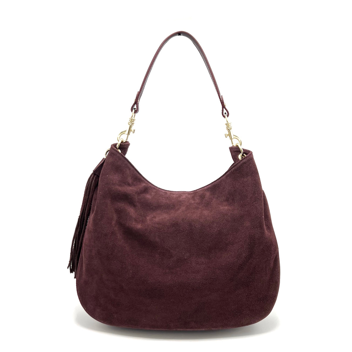 Suede leather shoulder bag, Made in Italy, art. 112646