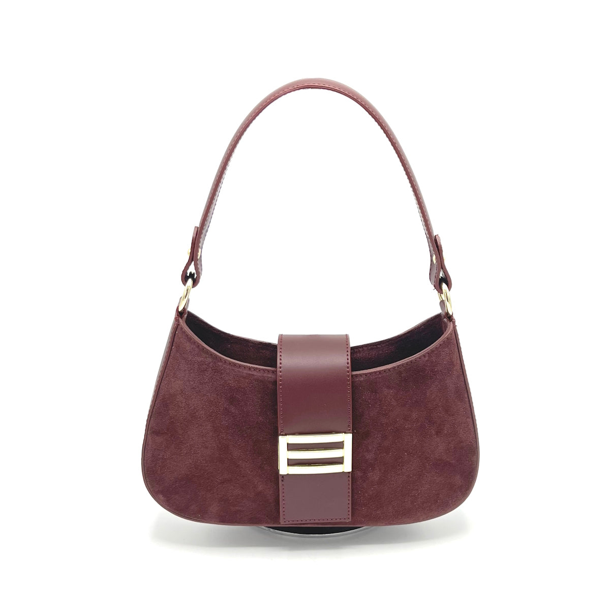 Suede leather shoulder bag, Made in Italy, art. 112647