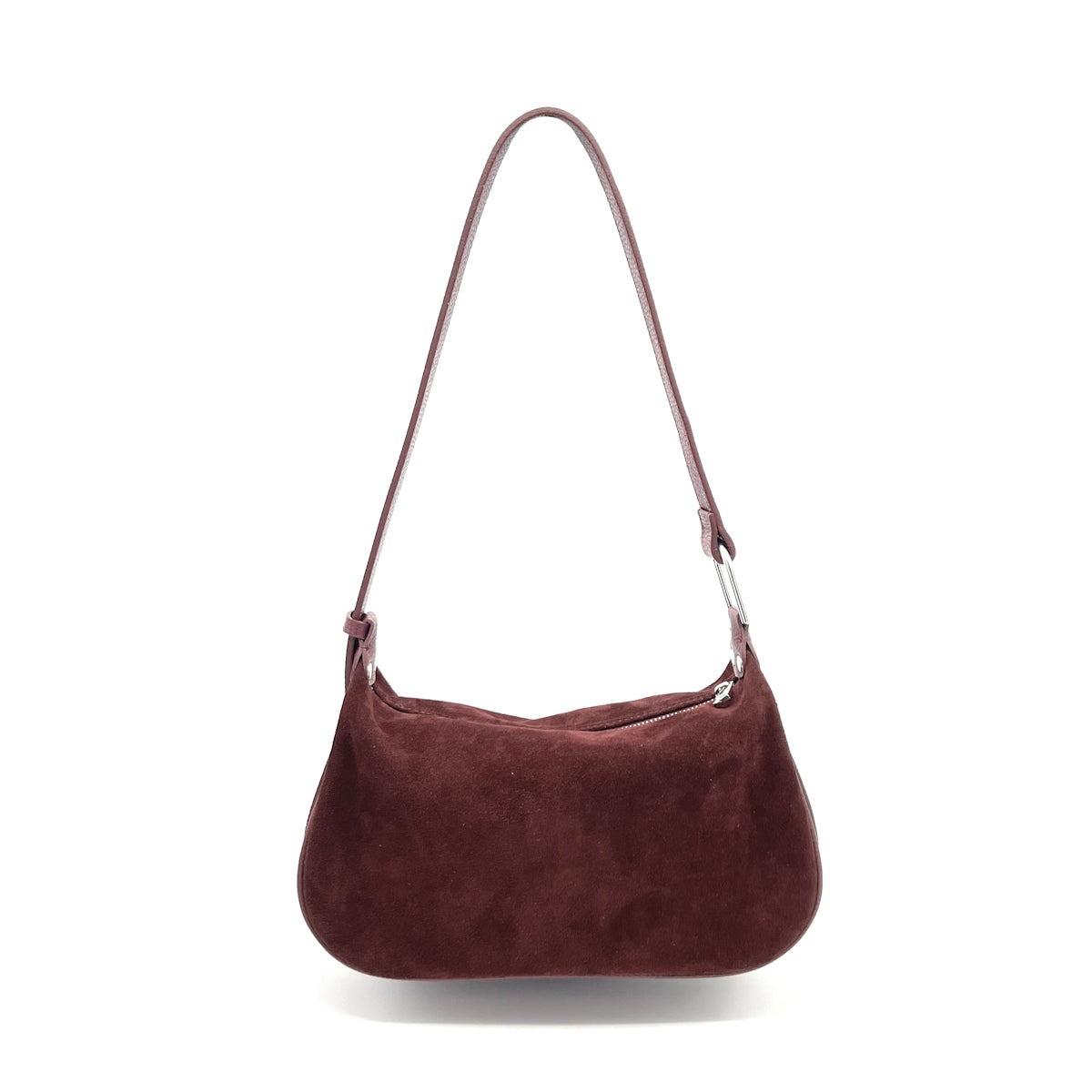 Suede leather shoulder bag, Made in Italy, art. 112649