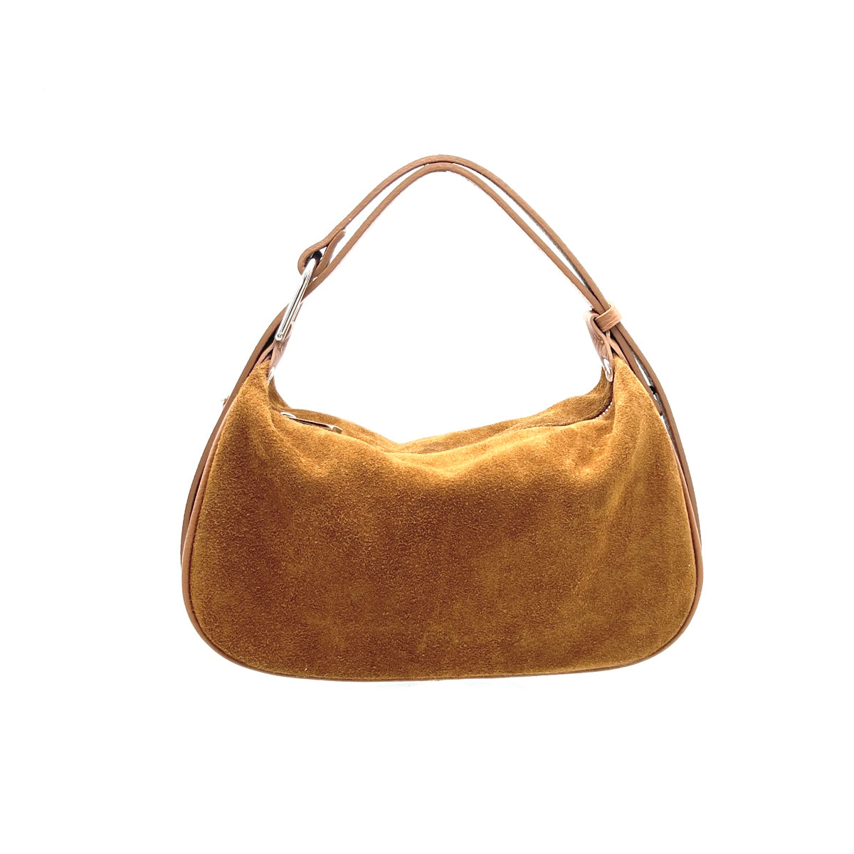 Suede leather shoulder bag, Made in Italy, art. 112649